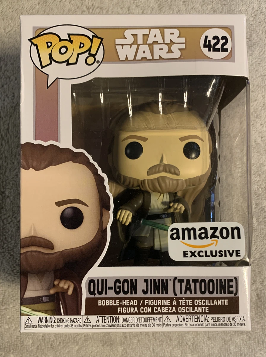 Star Wars Qui-Gon Jinn Tatooine Exclusive 422 Funko Pop 2021 4 Inch Vinyl Figure — Jett's Toy Hutt ®