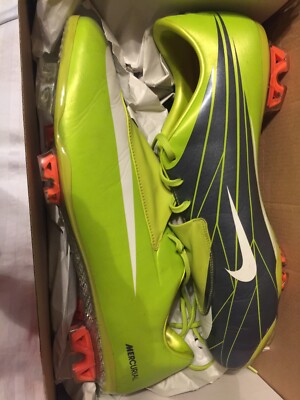 🔥NIKE MERCURIAL VAPOR VI FG 396125-311 Cactus GREEN Soccer Cleats