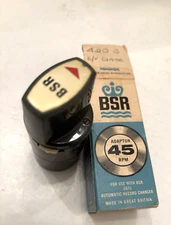 45 RPM VINYL RECORD CHANGER SPINDLE STACKING ADAPTER FOR BSR  UA15 420S GRAY NOS