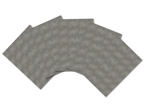 N Scale Gray Cobblestone Model Train Scenery Sheets 5 Seamless 8.5x11 - Picture 2 of 4
