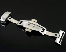 Butterfly Deployment Clasp Deployant Buckle for 18mm 20mm 22mm Watch Band Strap