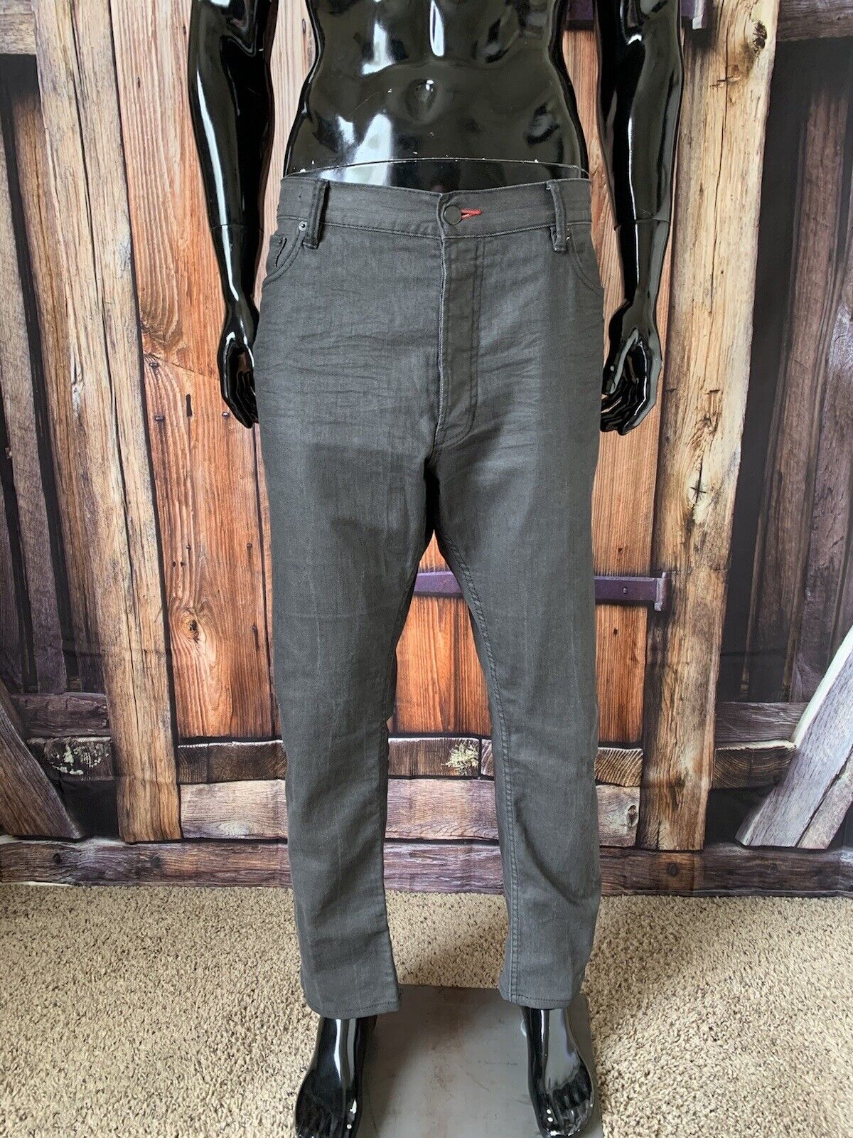 Ralph Lauren Black Label Chalk Black Jeans Size 4… - image 2