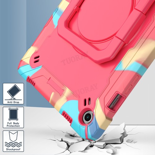 For Samsung Galaxy Tab S9 FE S8 S7 A9 Plus A8 A7 Hybrid Rugged Case Stand Cover - Picture 41 of 46