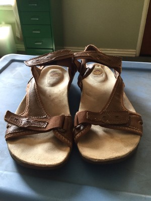 Brown Leather Earth Spirit Sandals Size 11 | eBay