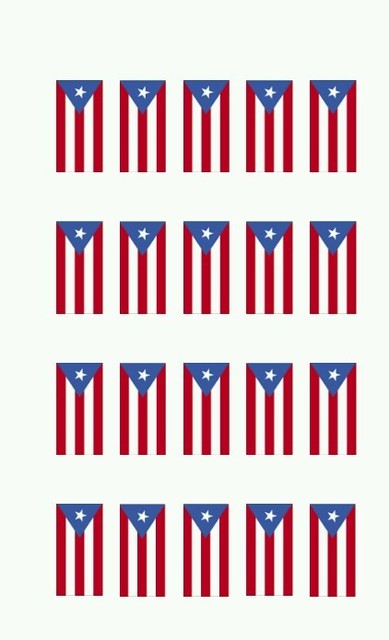 Puerto Rican Flag water decals Puerto Rico Nail Art Decals ...