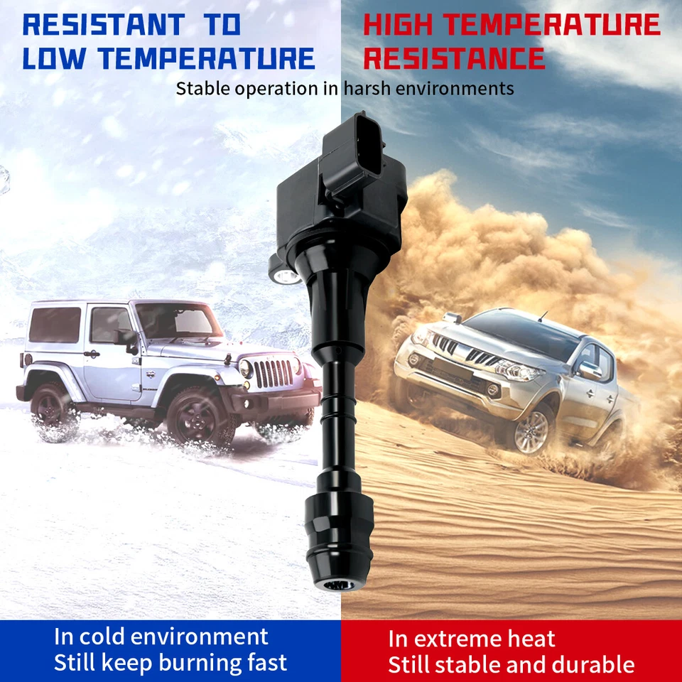 6 For 2005-2015 Nissan Xterra 4.0L V6 Ignition Coil & Spark Plug UF349 afc Foto 3 de 4