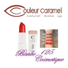 COULEUR CARAMEL BIO ROUGE A LEVRES 125 ROUGE FEU MAT 3,5GR