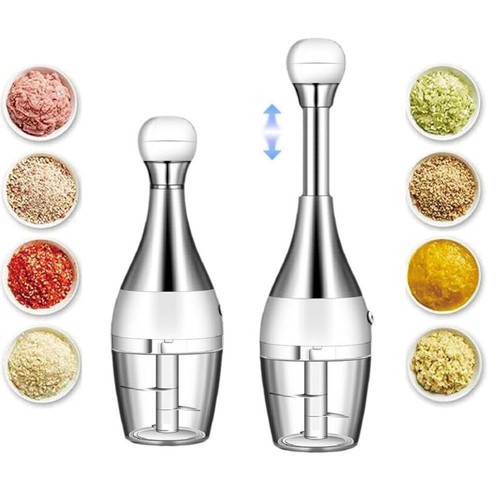 304 Steel Multifunctional Manual Meat Grinder, Mix Garlic Kitchen W5G5 Z9R2 U7P1 - Picture 3 of 16