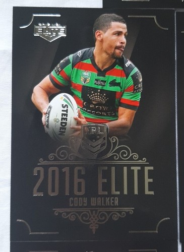 2016 NRL ELITE STH SYDNEY RABBITOHS x 5 COMMON CARDS VGC PLAYERS CHECKLIST NM - Picture 3 of 7