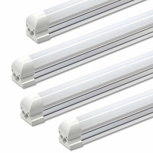 4PCS/Pack T8 Integrated 2FT 3FT 4FT 5FT 6FT 8FT Linkable LED Shop Light Fixture - Picture 7 of 12