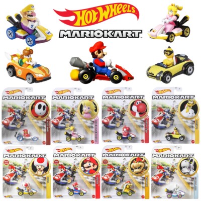 Hot Wheels Mario Kart 1:64 Diecast Car Choose Your Character