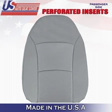 2000 2001 2002 Fits Ford E150 XL Passenger top Vinyl Perforated Seat Cover Gray