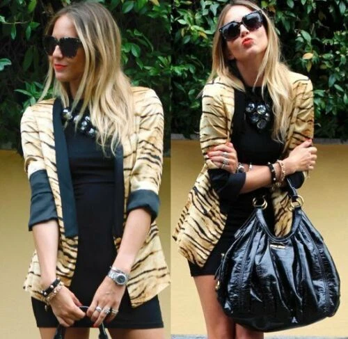 Zara Animal Print Blazers for Women