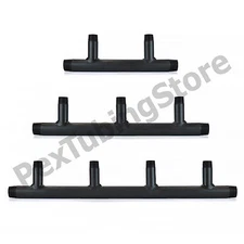 2, 3, 4, 5 or 6-Zone Boiler Manifold Headers for Hydronic/Radiant Heating