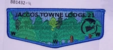 Boy Scout OA Flap  Jaccos Towne Lodge 21