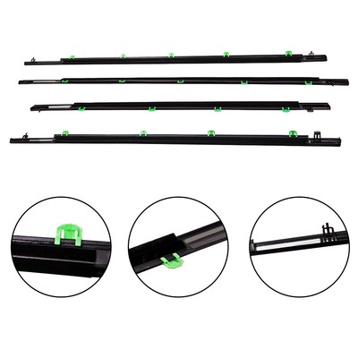 4 Joints De Moulure De Fenêtre Pour Honda CR-V 2007-2011 - Bande D'étanchéité Weatherstrips, Neuf, Garantie 2 Ans