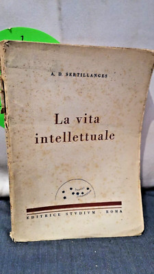 das intellektuelle leben. . A. D. Sertillanges. 1945. .
