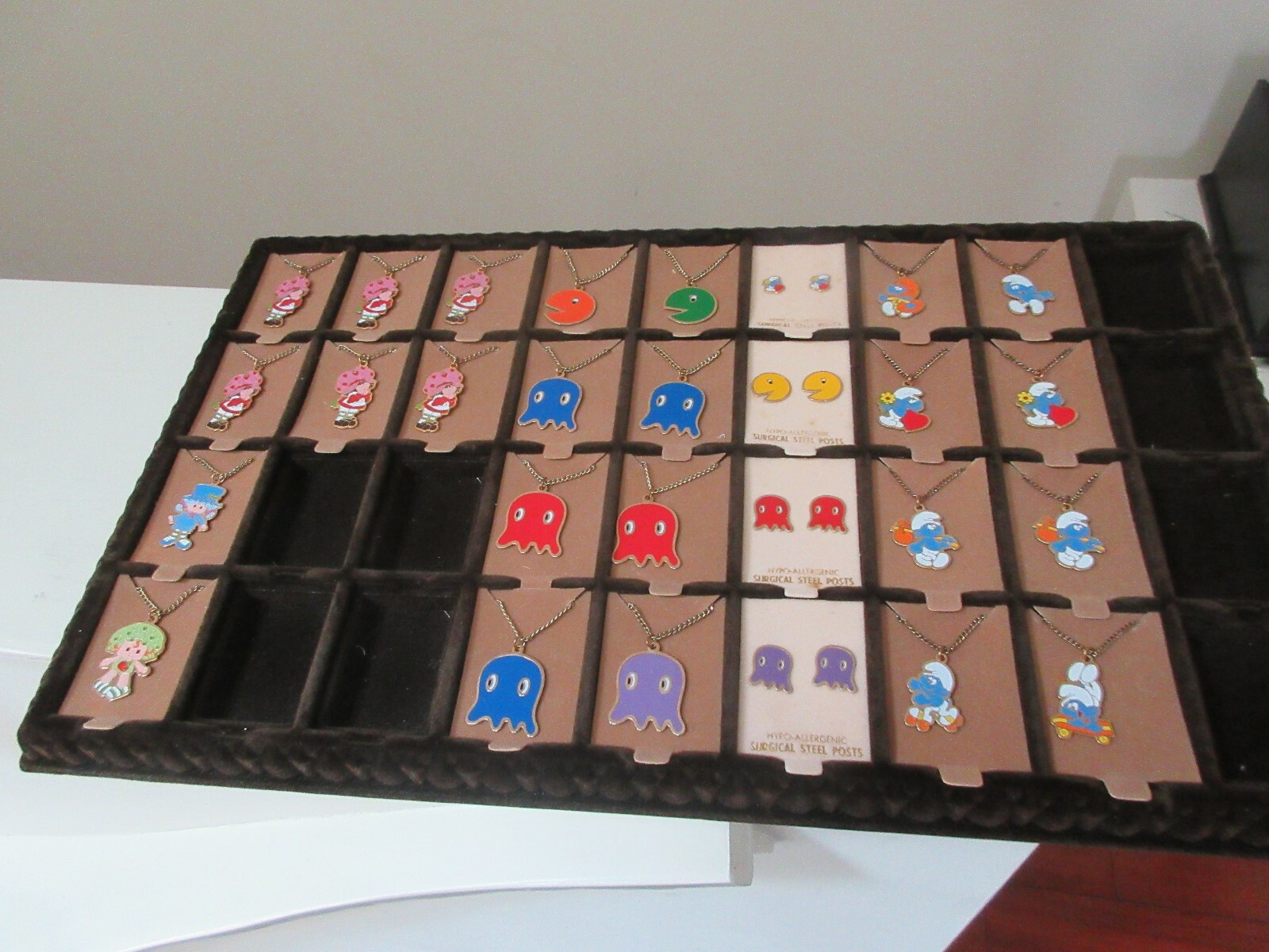 Video Game Jewelry , PacMan , Strawberry Shortcake & More , Earrings , Necklace 