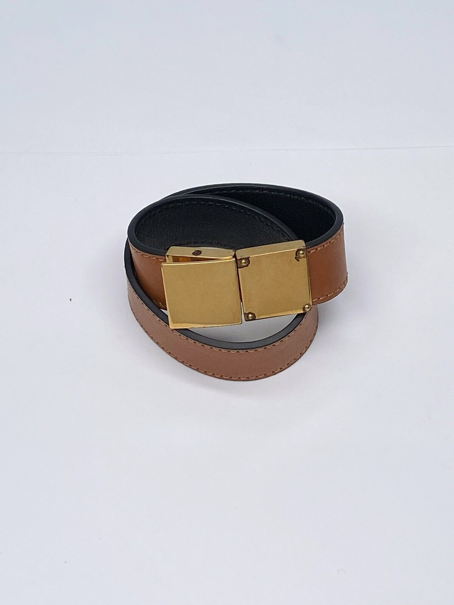 Celine Leather Double Strap Bracelet size M | eBay