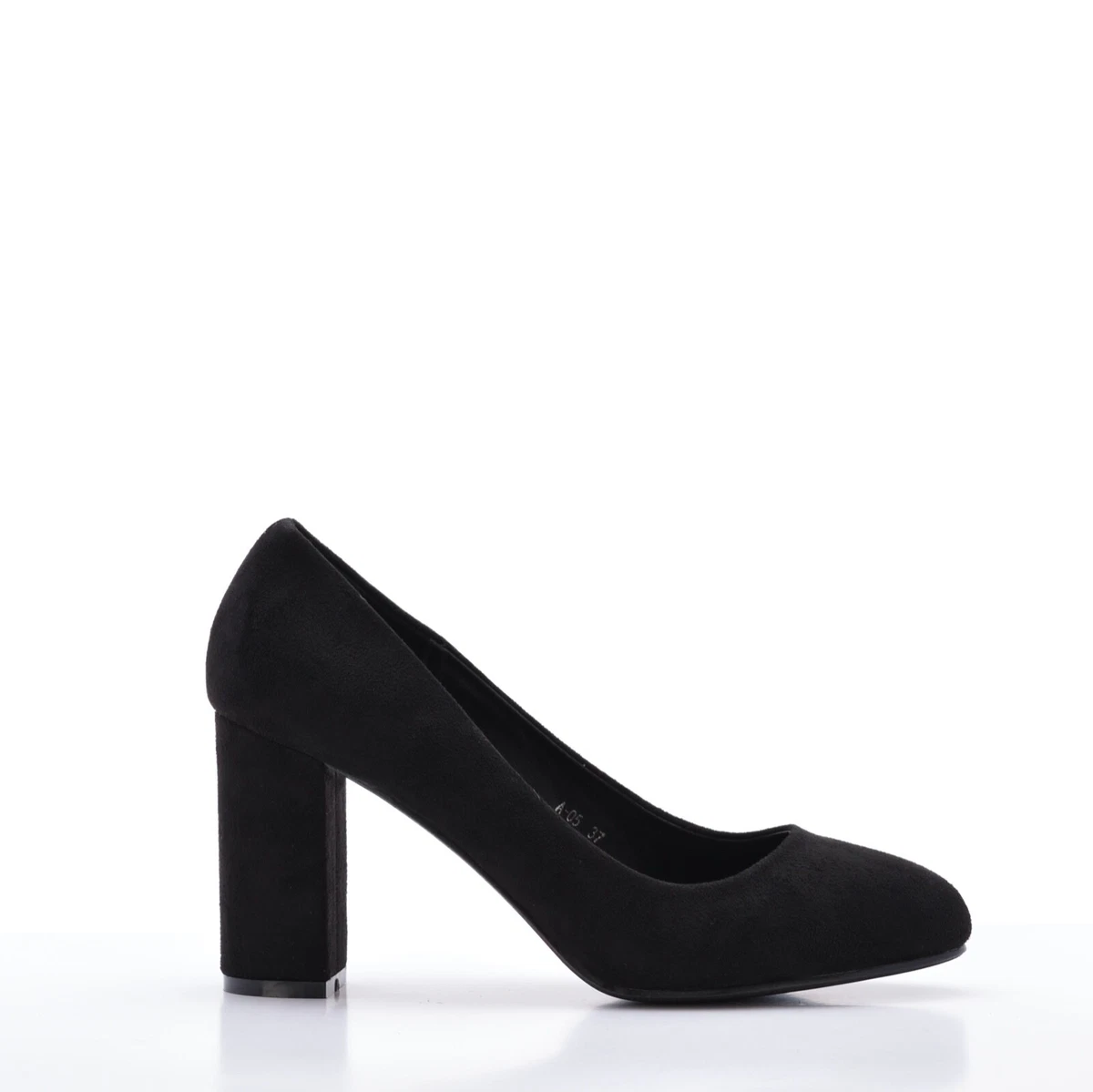 Zapatos Salon de Mujer Tacon Cuadrado de Vestir en Negro eBay