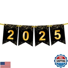 KatchOn, Graduation Banner 2025 Sign - 8 Feet, No DIY | Black and Gold gradua
