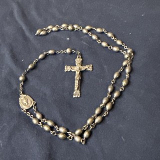 Antique Sterling Silver Rosary with Sterling Beads & Crucifix Hallmarked