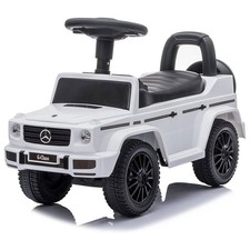 Best Ride On Car Kids Toddler Outdoor Stroller Mercedes, White Open Box 