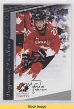 2021 Upper Deck Team Canada Juniors Justin Barron #111 READ 1a9z
