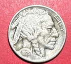 1925 US Buffalo Nickel! "Philadelphia" Mint! Very Fine! Old US Coin!