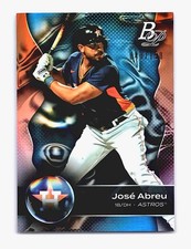 2023 Bowman Platinum Jose Abreu Blue Ice Foil /150 #42 Houston Astros