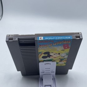 Mickey's Safari in Letterland - Authentic Nintendo NES Game 1985 TESTED