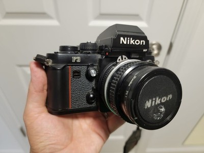 Nikon F3 HP 35mm SLR Film Camera + Nikkor 50mm f/1.8 Lens Tested Working