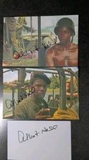 ALBERT HALL As CHIEF PHILLIPS 2 Hand Signed Autograph 4X6 PHOTO S APOCALYPSE NOW