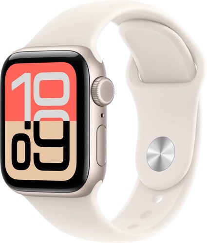 Apple Watch SE 3 40mm Starlight Aluminum - Starlight Sport Band MEH54LW/A