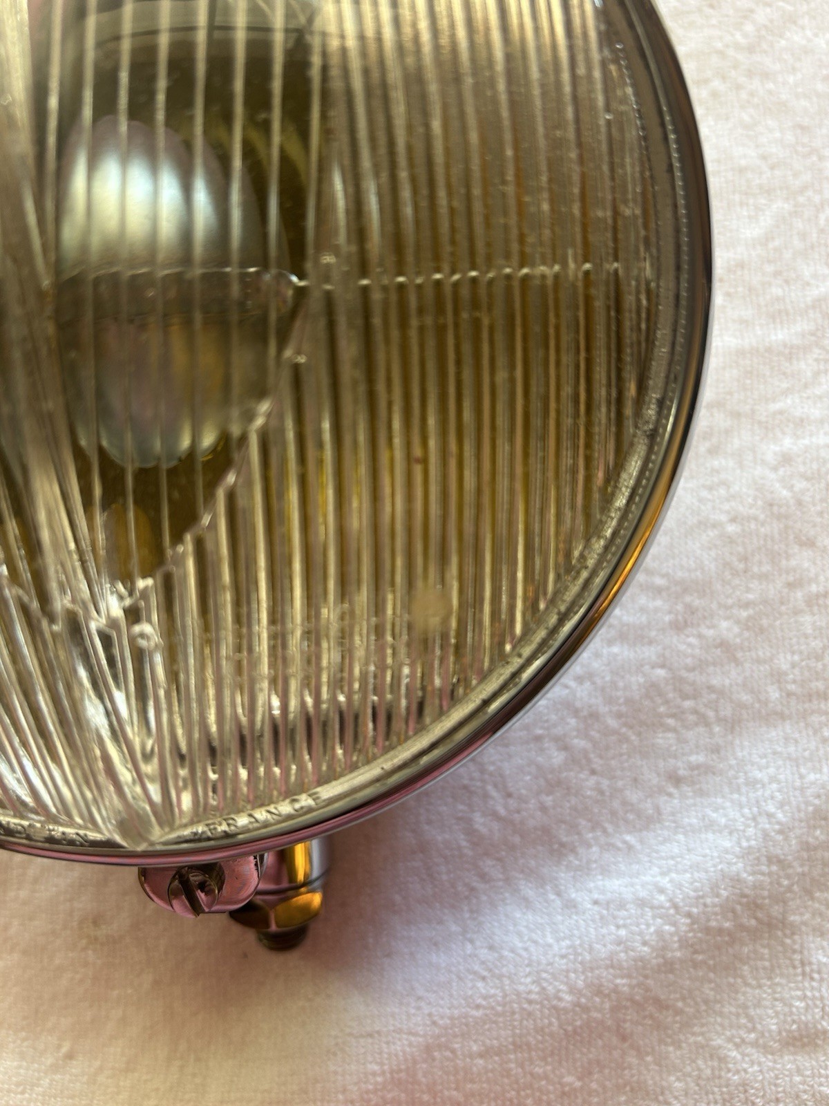 Vintage Marchal 630/53 Restored Fog Lamps Rolls Royce Porsche Set Of 2