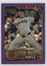 2024 Topps Chrome Logofractor Edition Purple Refractor /250 Blake Snell #218 k6j