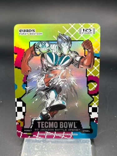 Bo Jackson Battle Arena Tecmo Quads Saquon Barkley 80's Rad Battlefoil