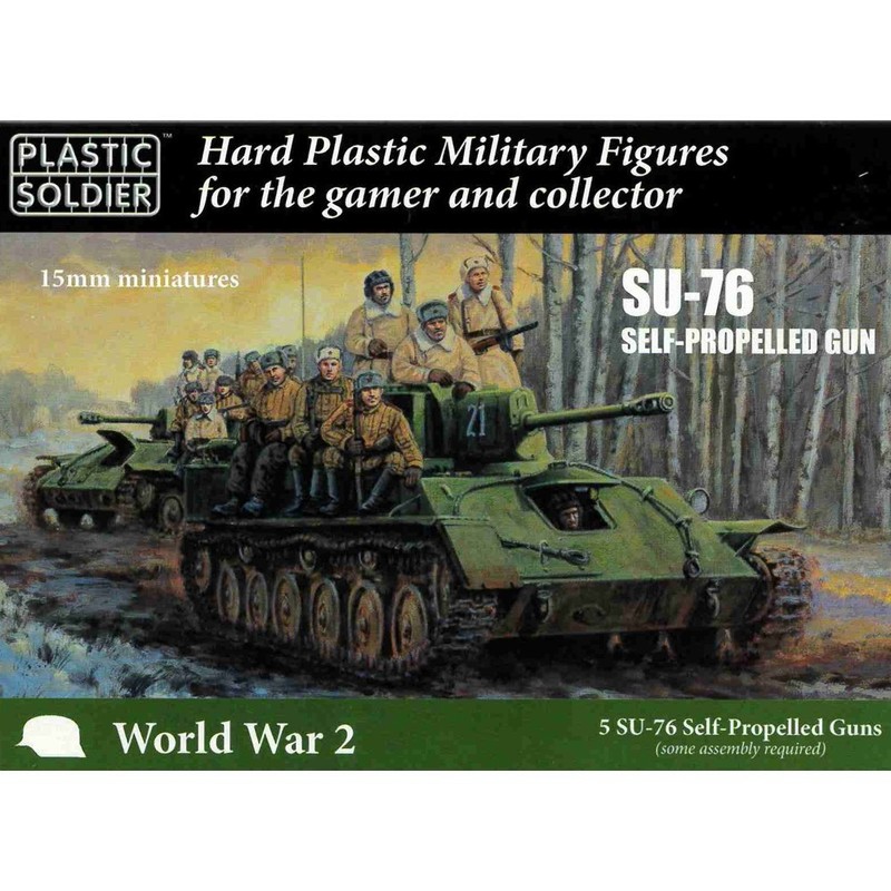 SU76 platoon Plastic Soldier soviet 15mm Russian WWII Korea Su-76 Polish Finnish