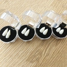 Halloween Vampire Fangs 1 Pair False Teeth Cosplay Costume Party Decoration