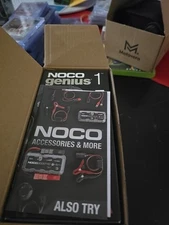 NOCO Genius 1 6v & 12v Battery Charger + Maintainer - Black