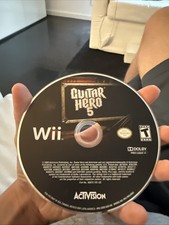 Guitar Hero 5 Nintendo Wii 2009 Complete Game, Disc Only