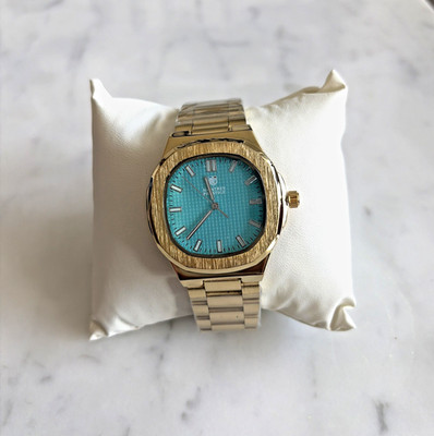 Invicta Montres Prestige MPW-0305 Men s Gold Watch Blue Dial 42mm