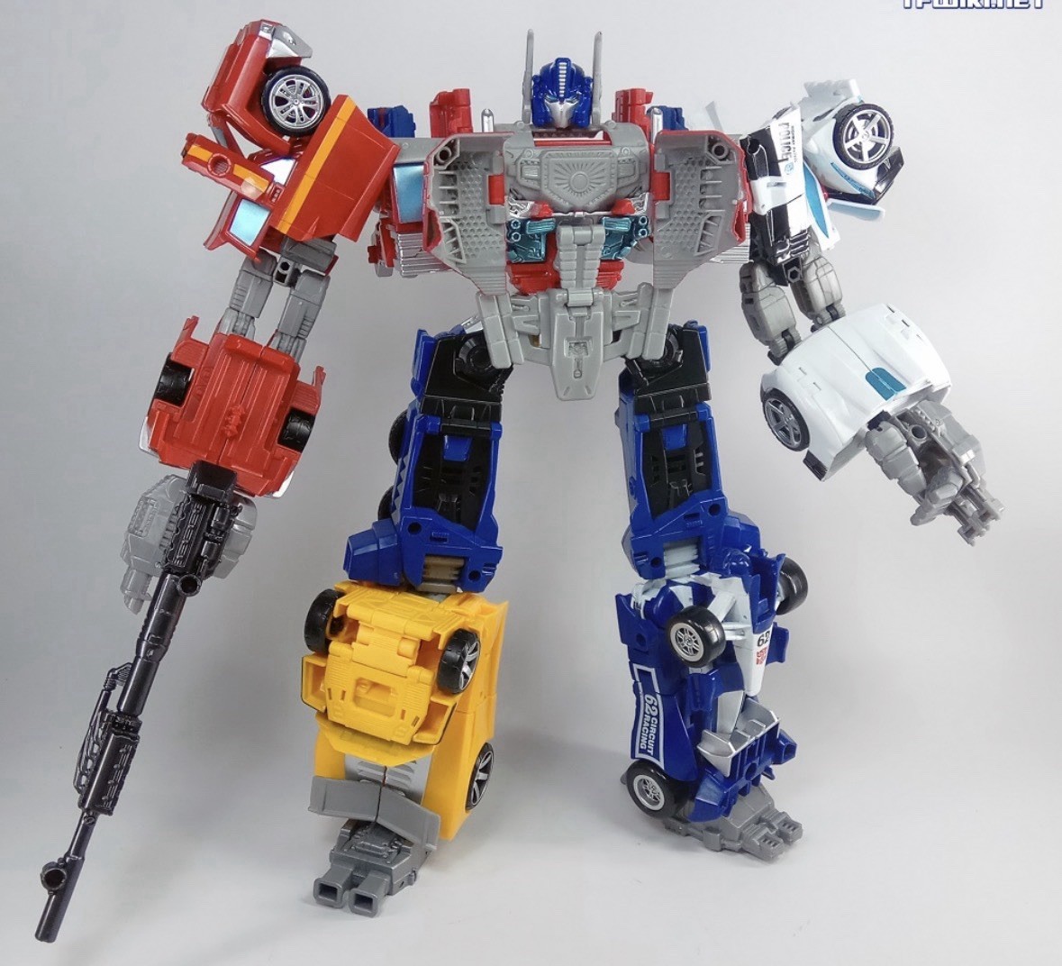 Transformers SEALED Combiner Wars Optimus Maximus FULL Set + EXTRA