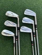 Vintage Lot of MacGregor Golf Irons 2,4,6,8,9,S Original Shafts and Grips 