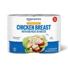 Amazon Grocery Premium Chunk Chicken Breast 10 Oz Pack of 6