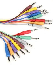 Hosa CSS-802 8-channel 1/4-inch TRS Male Snake - 6.6 foot 2-pack 