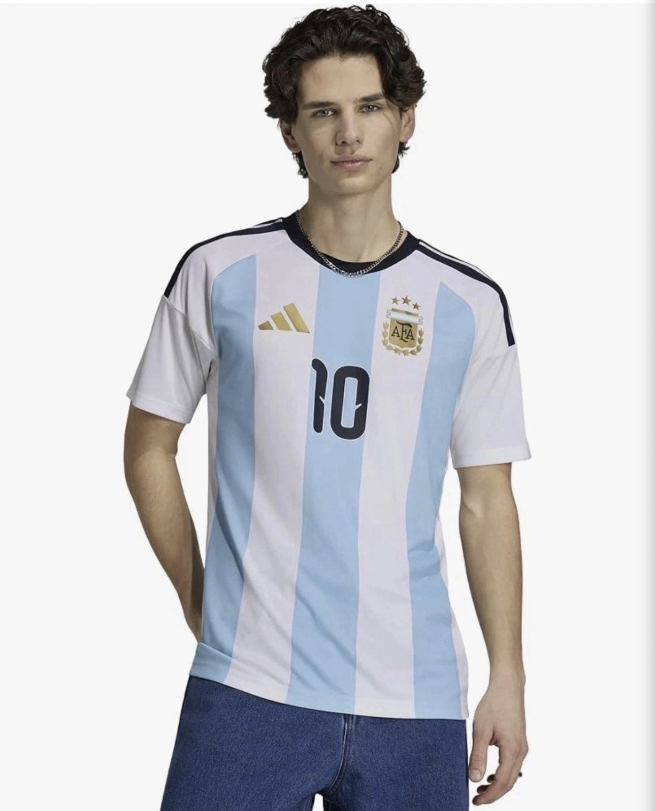 Adidas Argentina Messi World Cup 2026 Fan Jersey Men’s Size Large