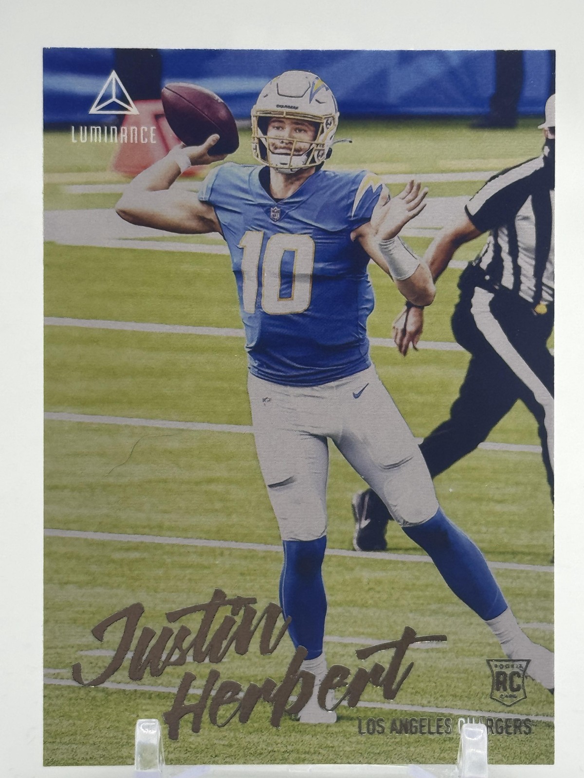 2020 Panini Chronicles #203 Justin Herbert Luminance Update Rookies