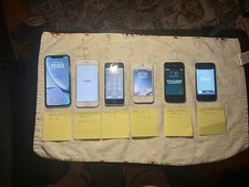 APPLE  5 Working iPhones: XR, 7, 5C, 4S,  4. 1 IPod 32GB. Lot, all power on