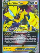 Zeraora VSTAR 055/159 Holo Ultra Rare Crown Zenith Pokemon Near Mint
